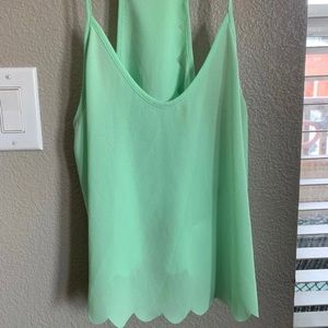 Mint green blouse size small
